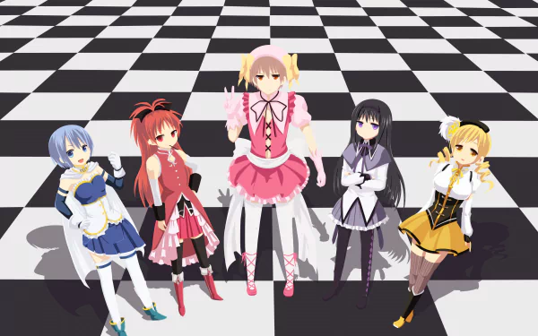 Is This a Zombie Puella Magi Madoka Magica Anime crossover HD Desktop Wallpaper | Background Image