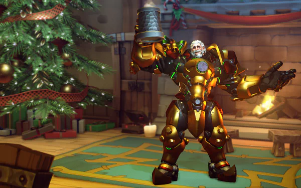 Reinhardt (Overwatch) video game Overwatch HD Desktop Wallpaper | Background Image