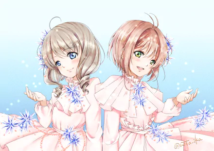 Akiho Shinomoto Sakura Kinomoto Anime Cardcaptor Sakura HD Desktop Wallpaper | Background Image