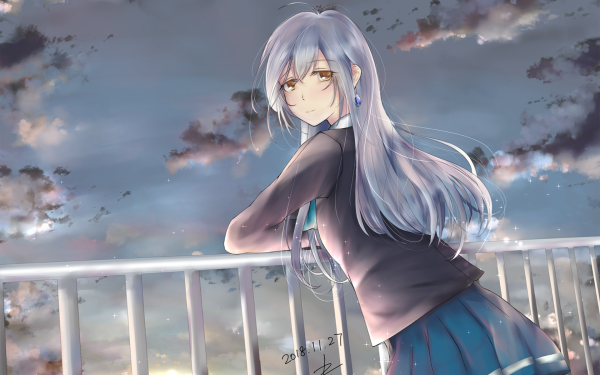 Anime Iroduku: The World in Colors Hitomi Tsukishiro HD Wallpaper | Background Image