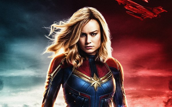 Movie Captain Marvel Brie Larson Carol Danvers Superhero Marvel Comics Blonde Avengers HD Wallpaper | Background Image