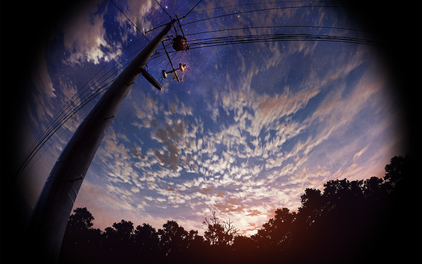 Anime Sky Cloud Sunrise HD Wallpaper | Background Image