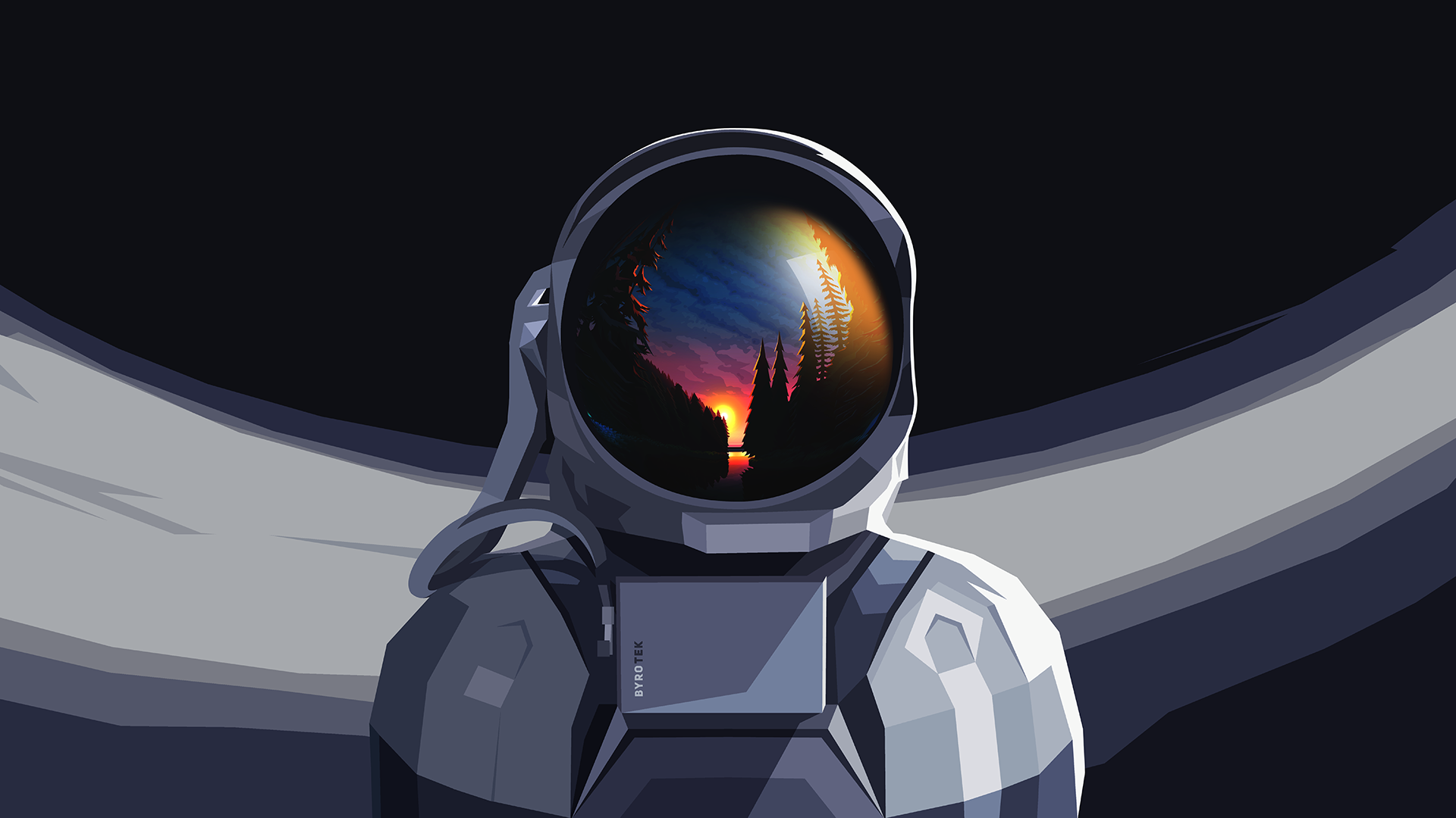 Sci Fi Astronaut HD Wallpaper