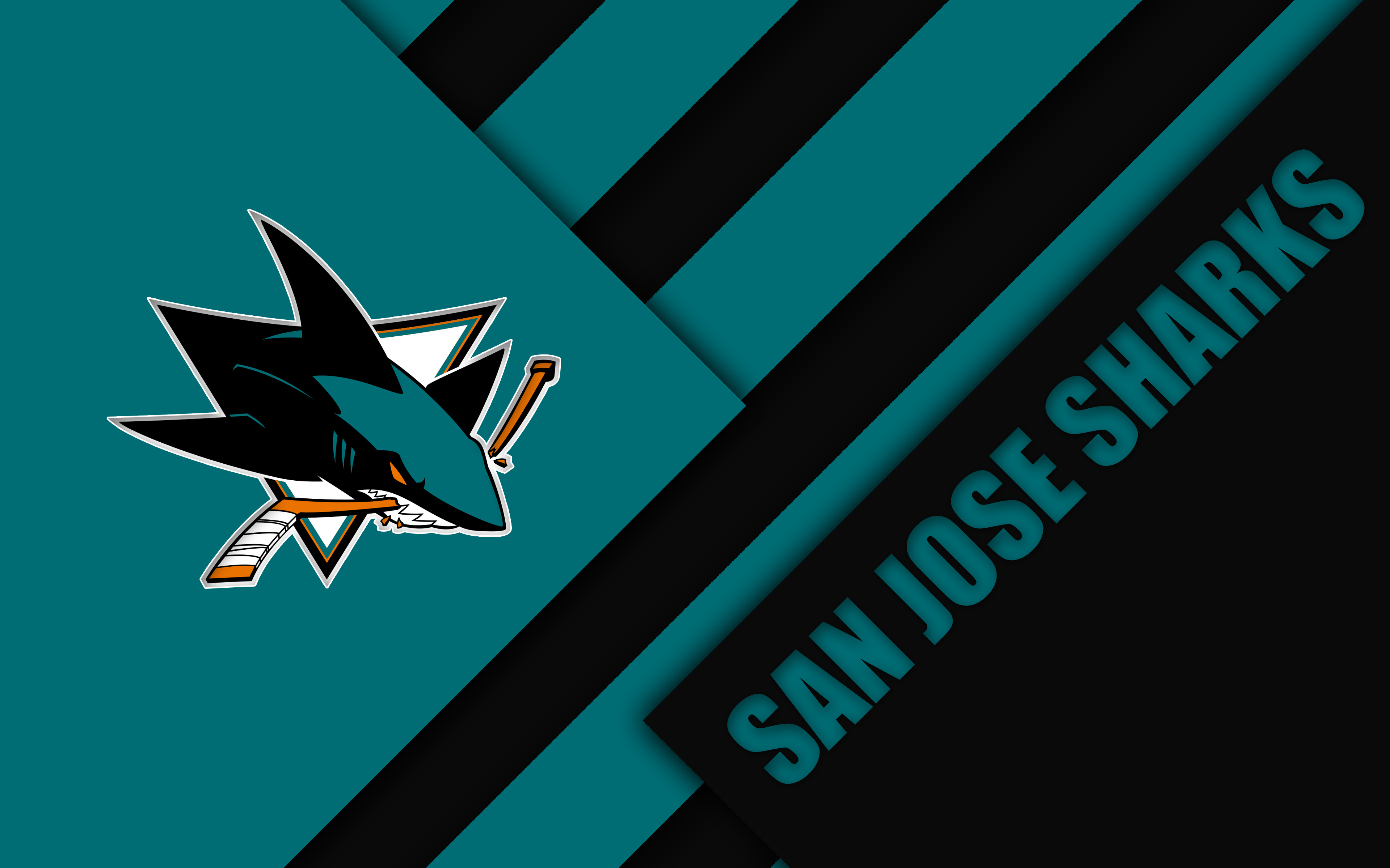 San Jose Sharks 4k Ultra Hd Wallpaper Background Image