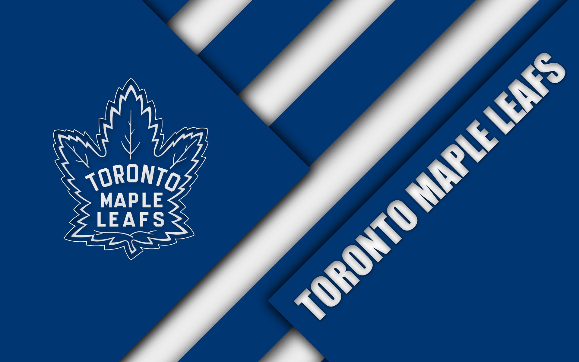 Download NHL Emblem Logo Toronto Maple Leafs Sports  4k Ultra HD Wallpaper