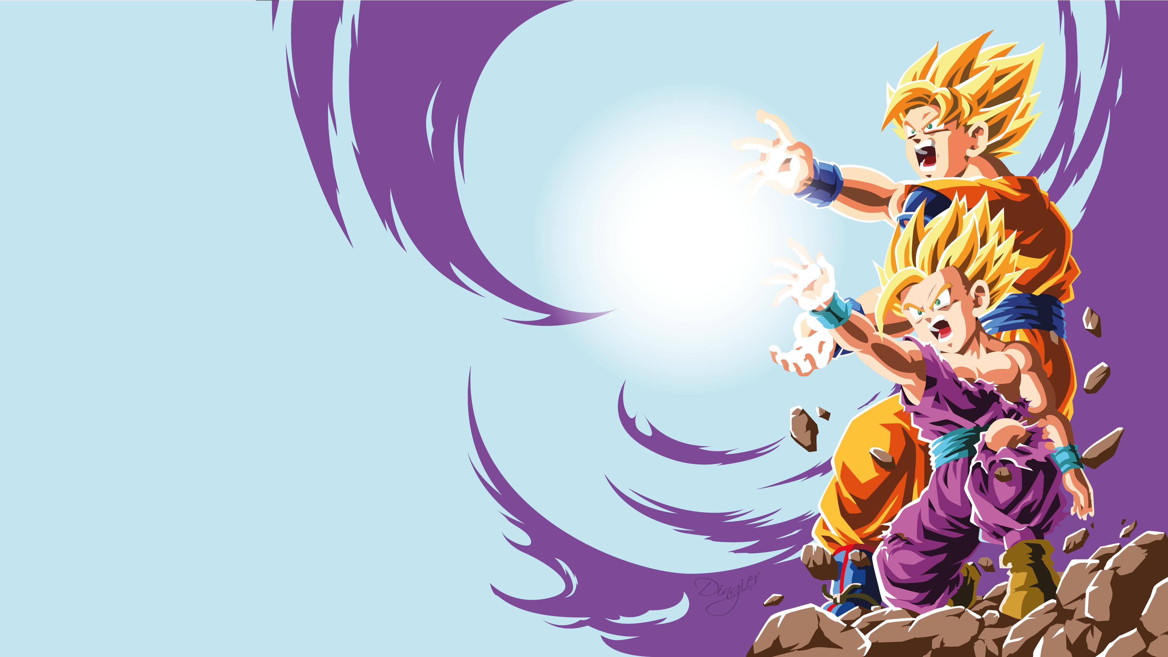 Goku, dragon ball, kamehameha, HD phone wallpaper | Peakpx