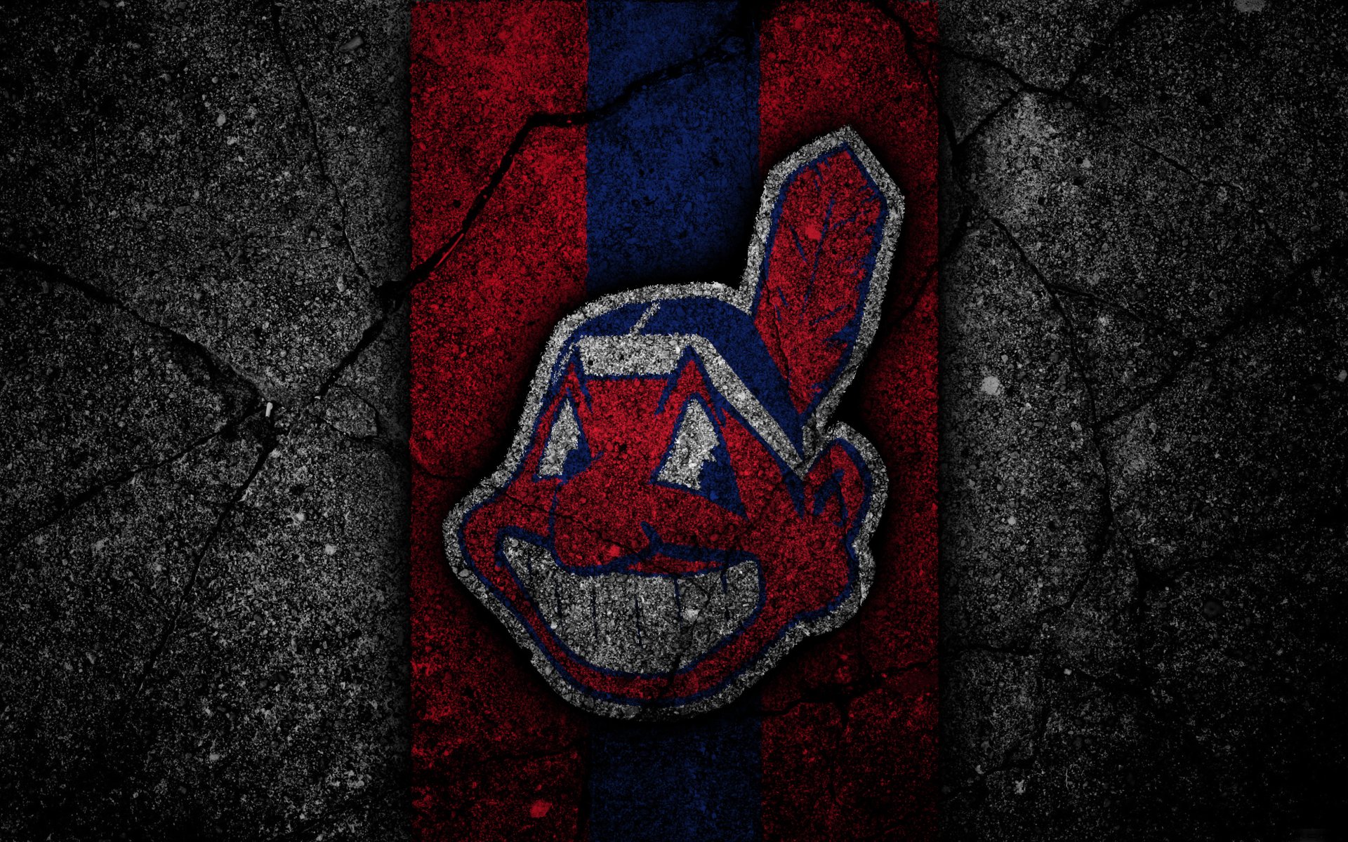 Download Logo Baseball MLB Cleveland Indians Sports 4k Ultra HD Wallpaper