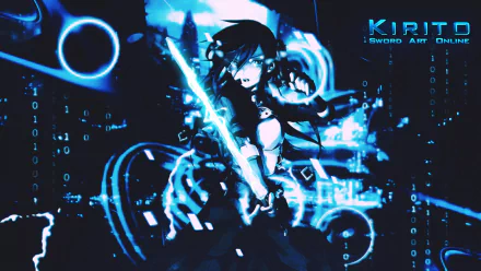 Kazuto Kirigaya Kirito (Sword Art Online) Sword Art Online Anime Sword Art Online II HD Desktop Wallpaper | Background Image