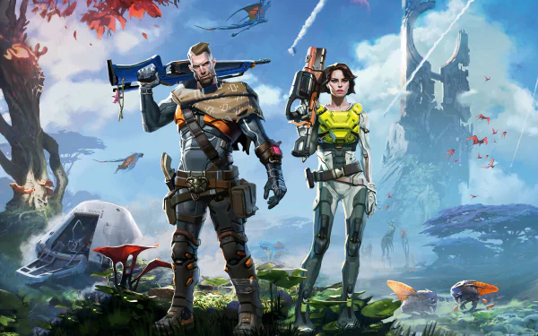 weapon woman warrior warrior video game The Cycle HD Desktop Wallpaper | Background Image