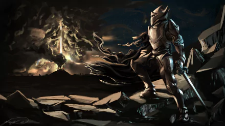 fantasy knight HD Desktop Wallpaper | Background Image