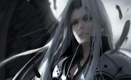  WLOP Sephiroth wallpaper by Wang Ling