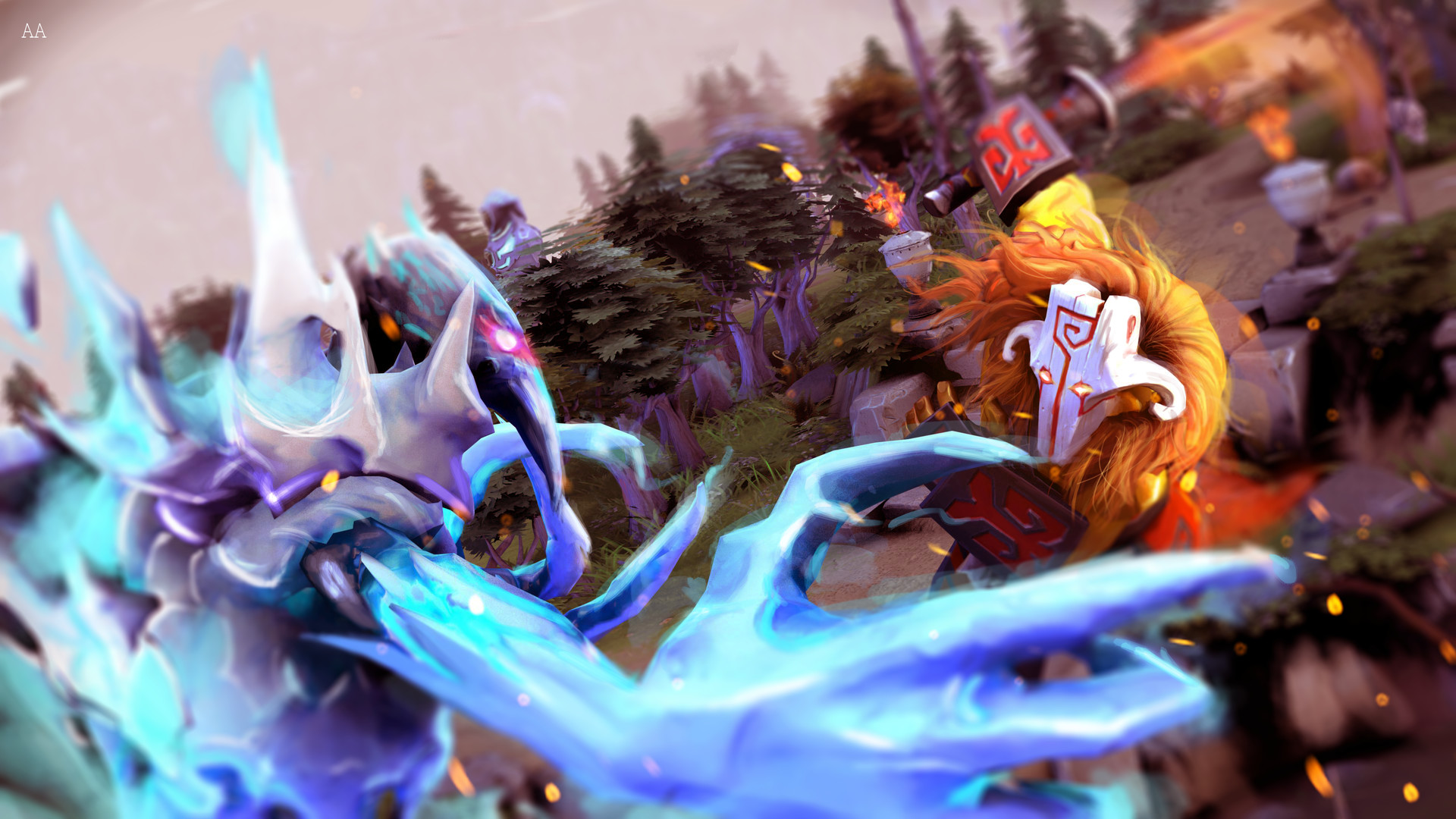 Ancient Apparition, Dota 2, image size:1920x1080