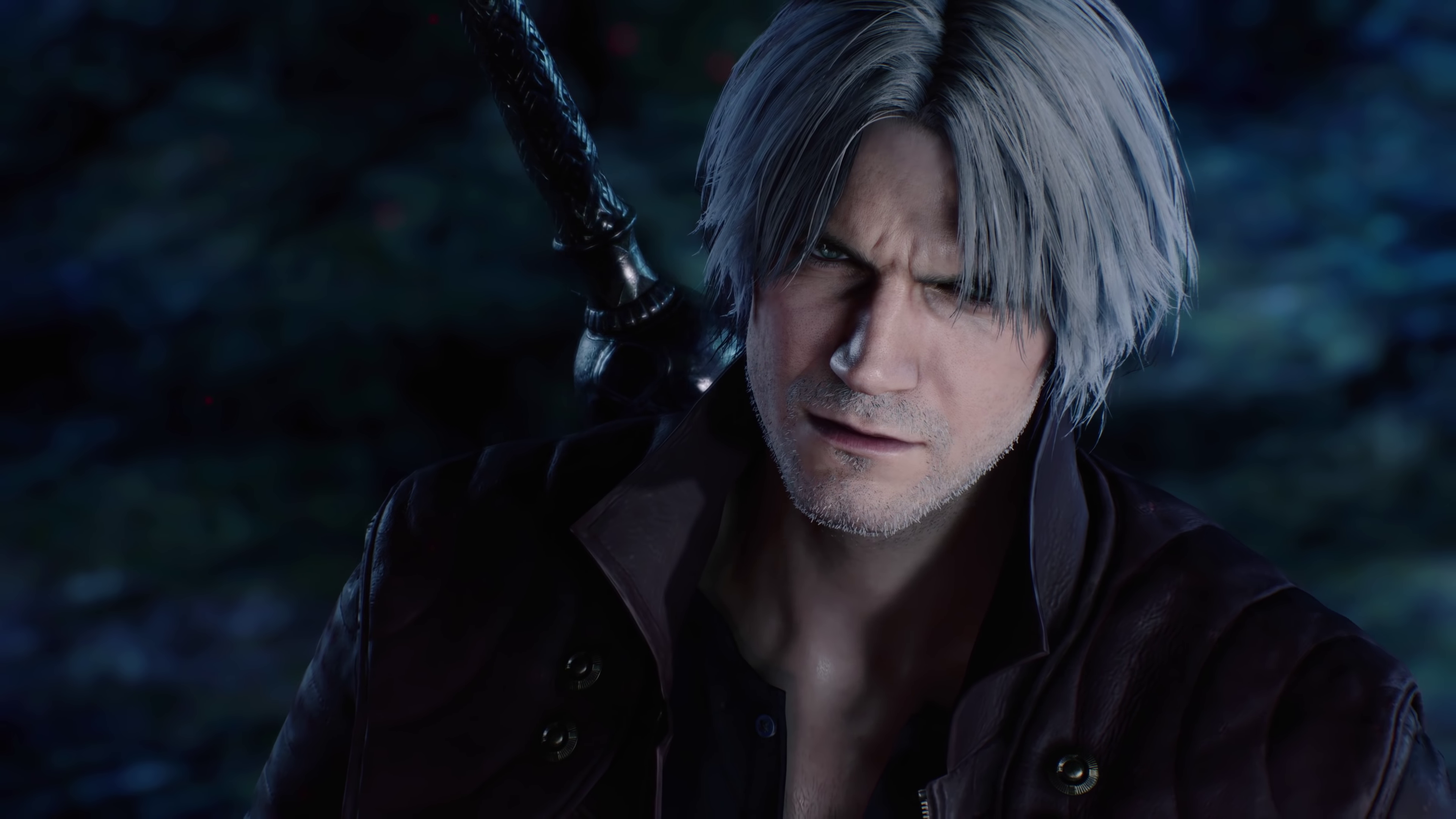 Gray Hair Dante 4K 5K HD Devil May Cry 5 Wallpapers, HD Wallpapers