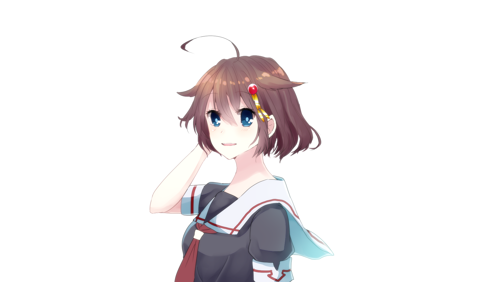 Download Shigure (Kancolle) Anime Kantai Collection HD Wallpaper by グリコーゲン