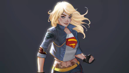 Kara Zor‑El blonde DC Comics Comic Supergirl HD Desktop Wallpaper | Background Image