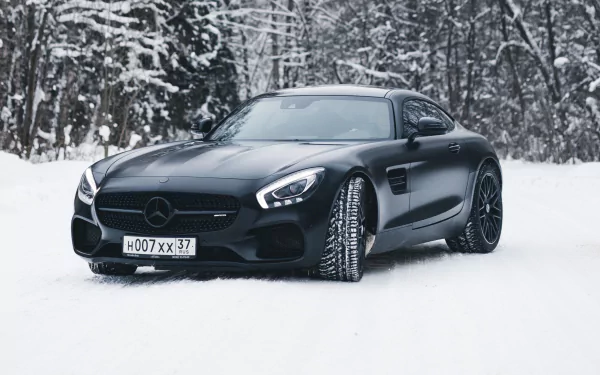 supercar black car car Mercedes-AMG vehicle Mercedes-AMG GT HD Desktop Wallpaper | Background Image