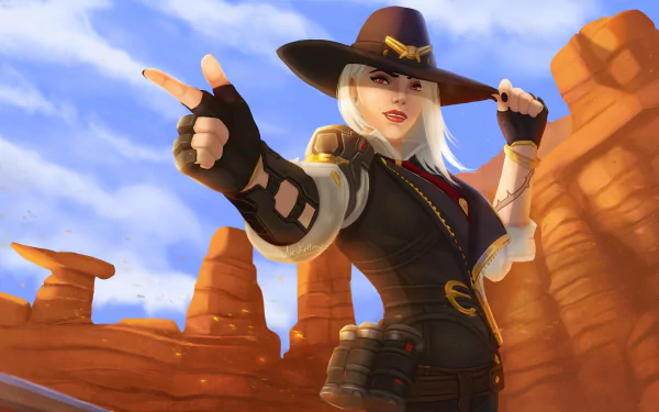 Ashe (Overwatch) video game Overwatch HD Desktop Wallpaper | Background Image