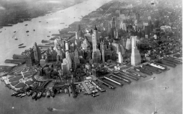 New York skyline historic man made Manhattan HD Desktop Wallpaper | Background Image