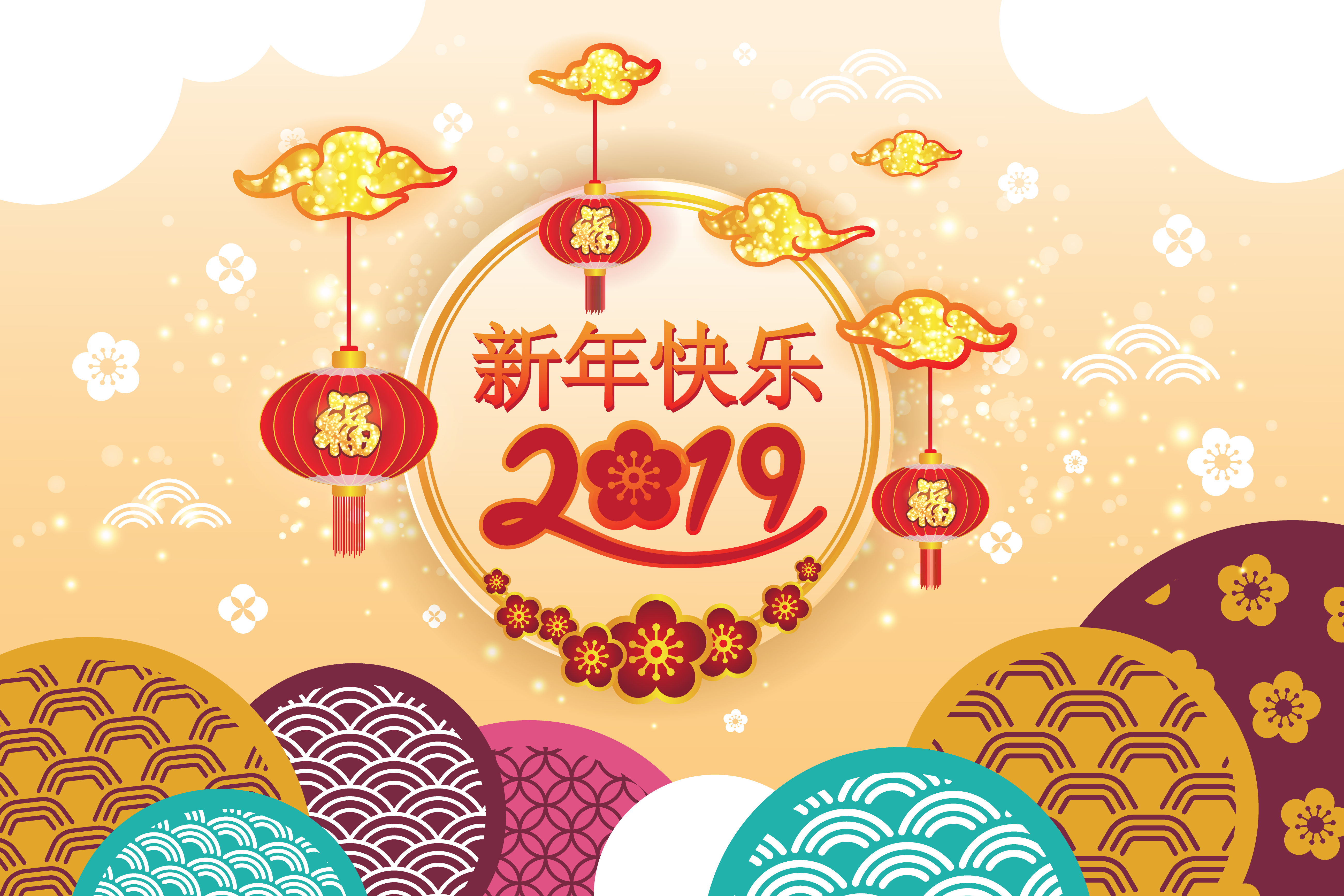 Chinese New Year 5k Retina Ultra HD Wallpaper | Background Image