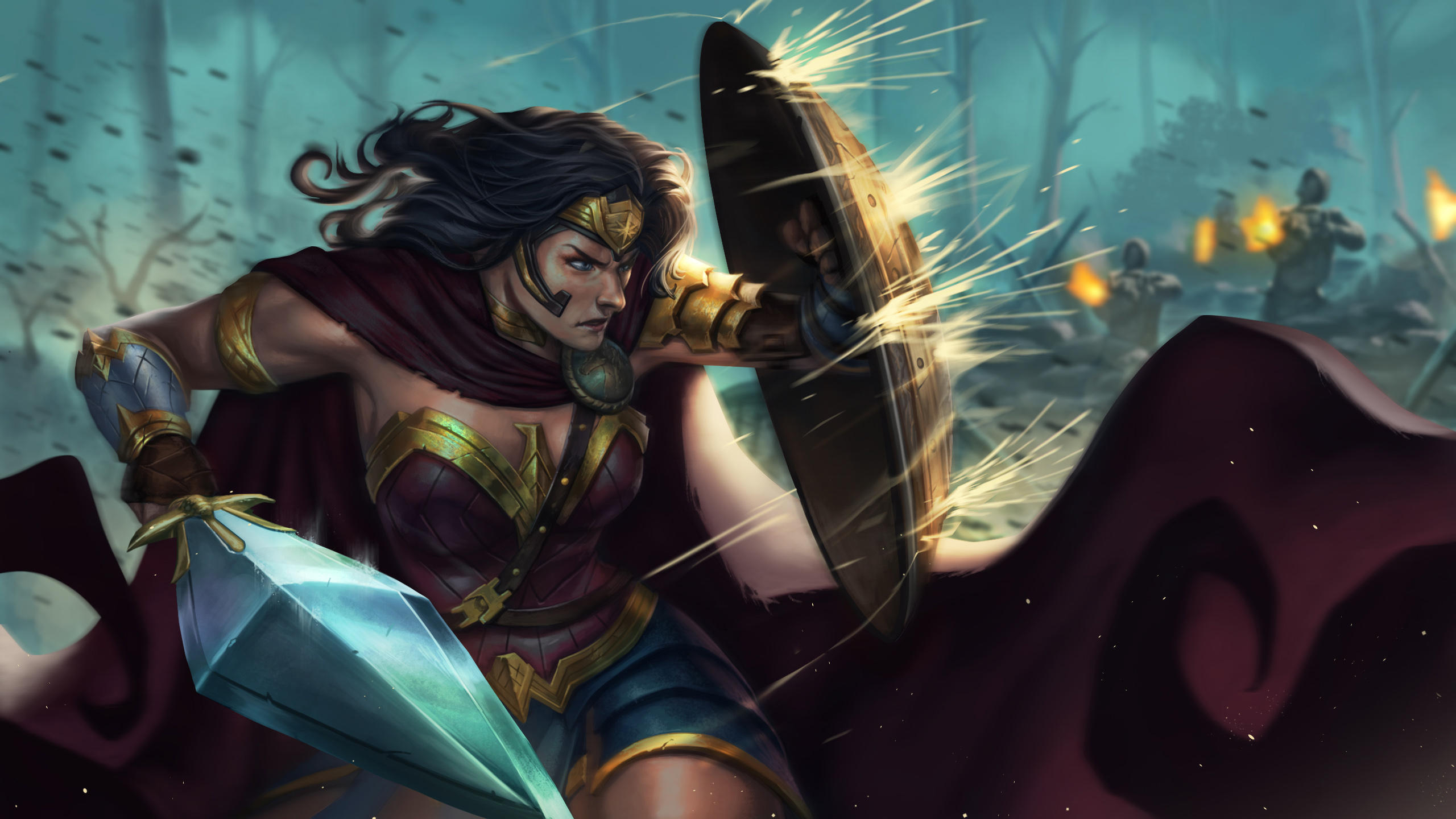 Comics Wonder Woman HD Wallpaper by brian fajardo