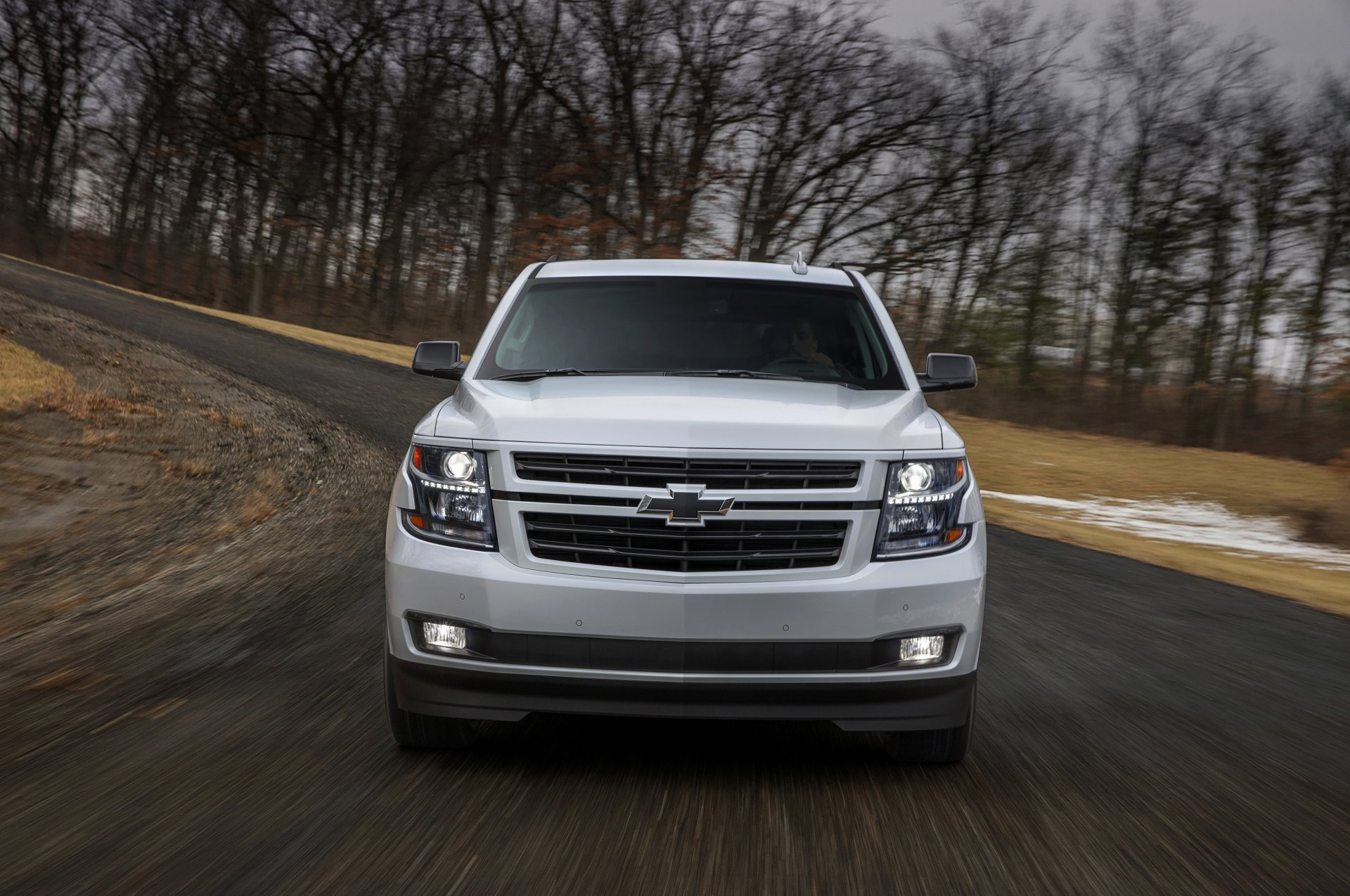 Download SUV White Car Car Chevrolet Vehicle Chevrolet Tahoe HD Wallpaper