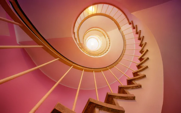 spiral staircase man made stairs HD Desktop Wallpaper | Background Image