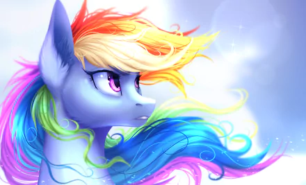 Rainbow Dash TV Show My Little Pony: Friendship Is Magic HD Desktop Wallpaper | Background Image