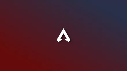 HD desktop wallpaper for Apex Legends featuring the game's logo on a gradient blue to red background.