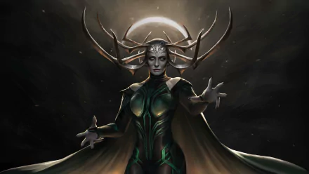 Hela (Marvel Comics) movie Thor: Ragnarok HD Desktop Wallpaper | Background Image