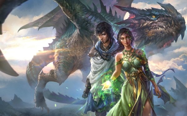 Fantasy Dragon Magic HD Wallpaper | Background Image