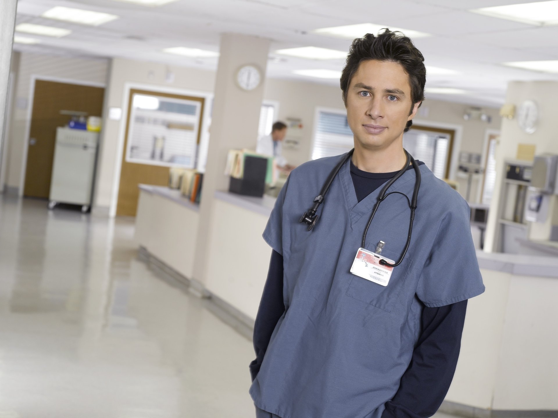 Download Zach Braff J. D. (Scrubs) TV Show Scrubs HD Wallpaper