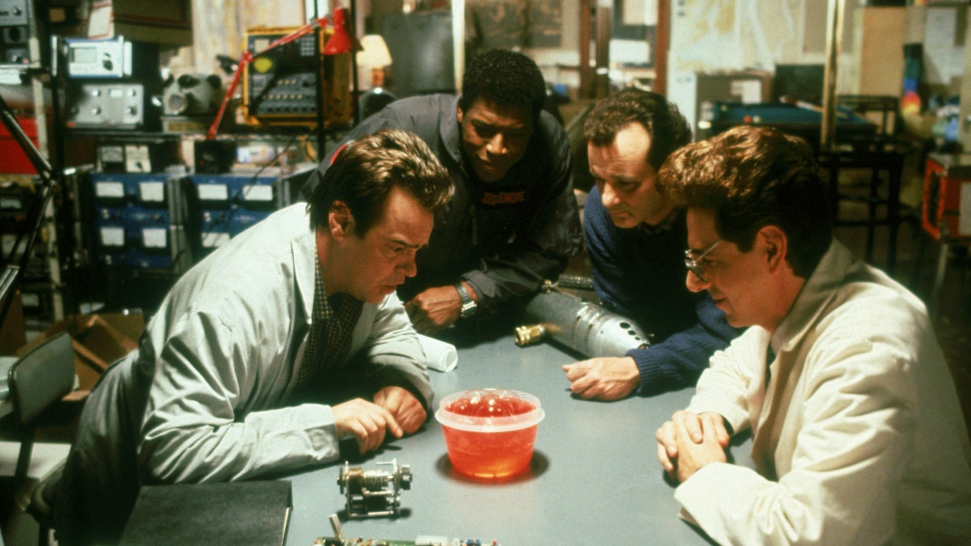 Download Harold Ramis Dan Aykroyd Bill Murray Ernie Hudson Movie Ghostbusters II HD Wallpaper