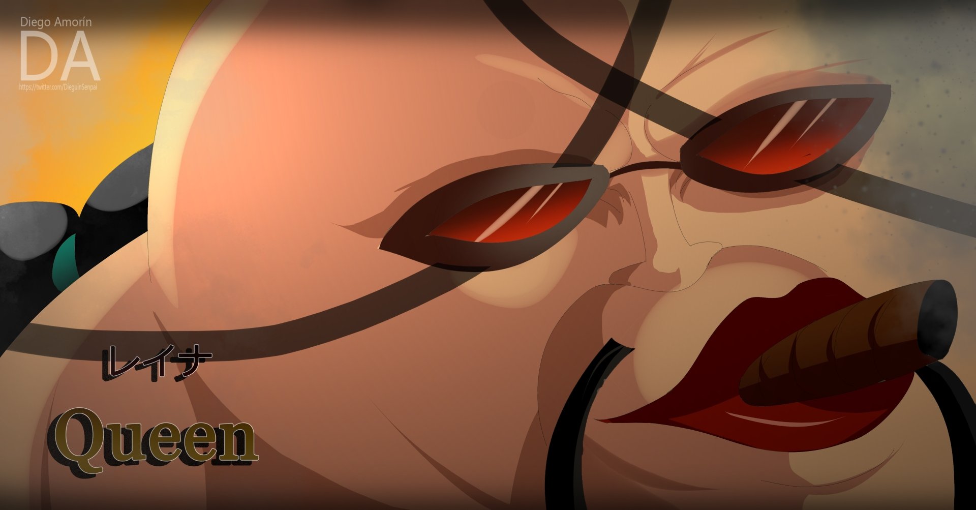 Download Queen (One Piece) Anime One Piece 4k Ultra HD Wallpaper by DiegoDAmorin