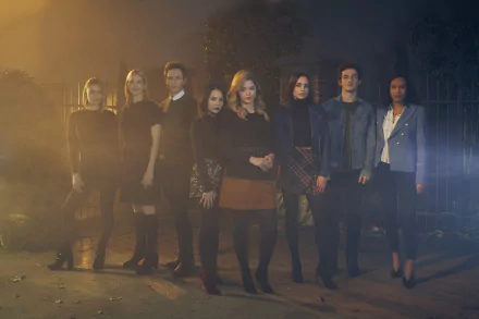 Eli Brown Hayley Erin Sydney Park Kelly Rutherford Graeme Thomas King Sofia Carson Janel Parrish sasha pieterse TV Show Pretty Little Liars: The Perfectionists HD Desktop Wallpaper | Background Image