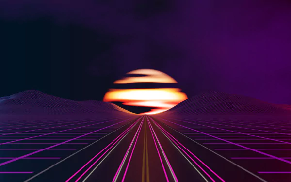 artistic retrowave HD Desktop Wallpaper | Background Image