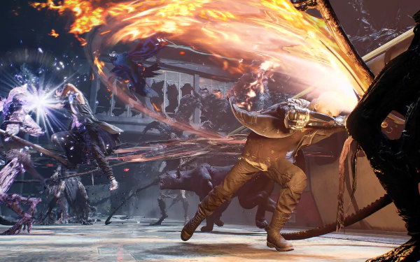 V (Devil May Cry) Nero (Devil May Cry) video game Devil May Cry 5 HD Desktop Wallpaper | Background Image