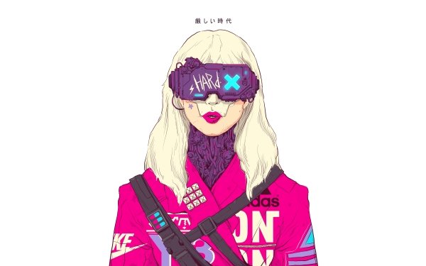 Sci Fi Cyberpunk Blonde Futuristic HD Wallpaper | Background Image