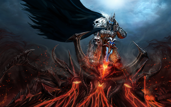 Video Game Crossover World of Warcraft Arthas Menethil Lich King Frostmourne Demon Diablo HD Wallpaper | Background Image
