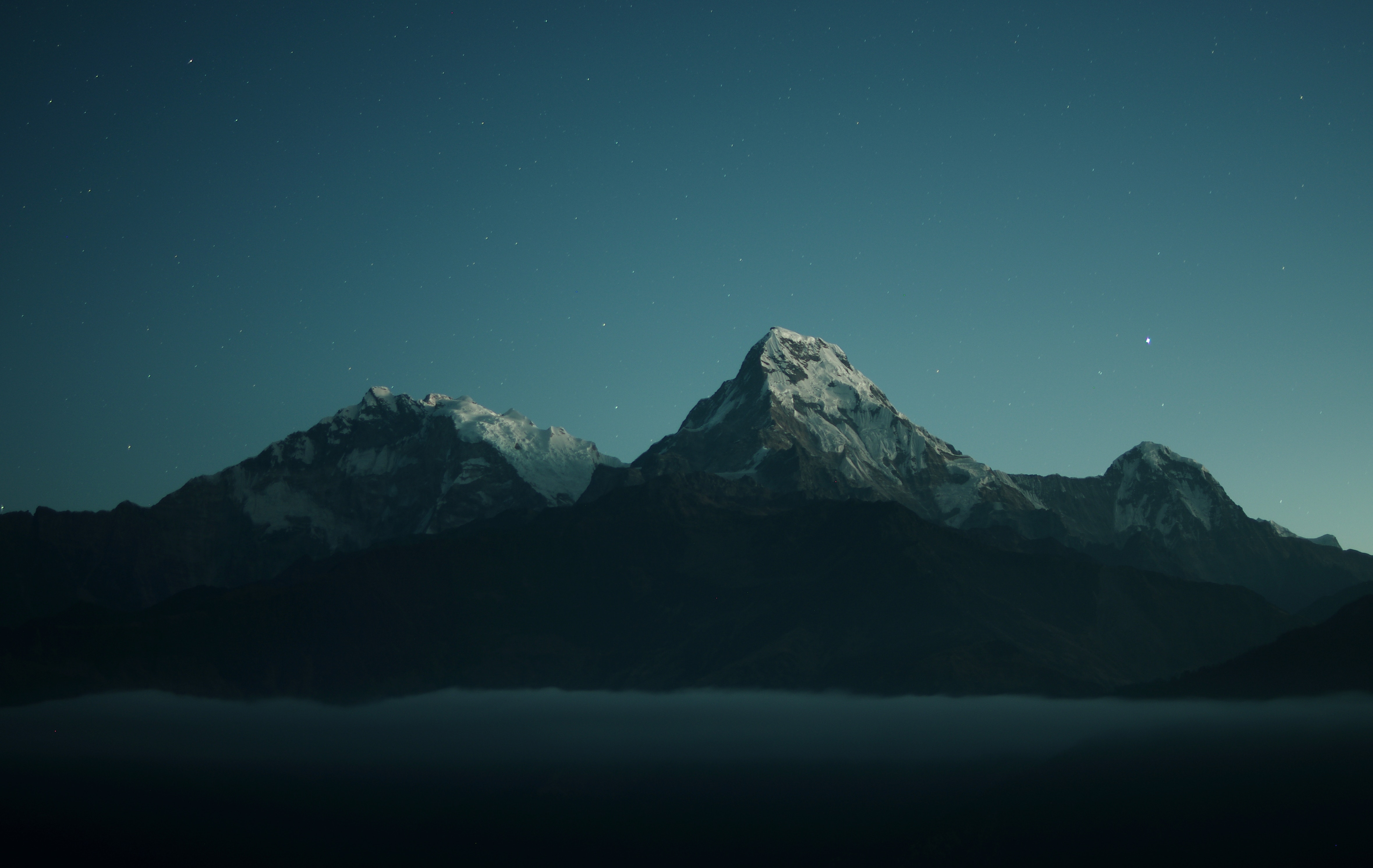 Mountains at Night by Daniel Leone