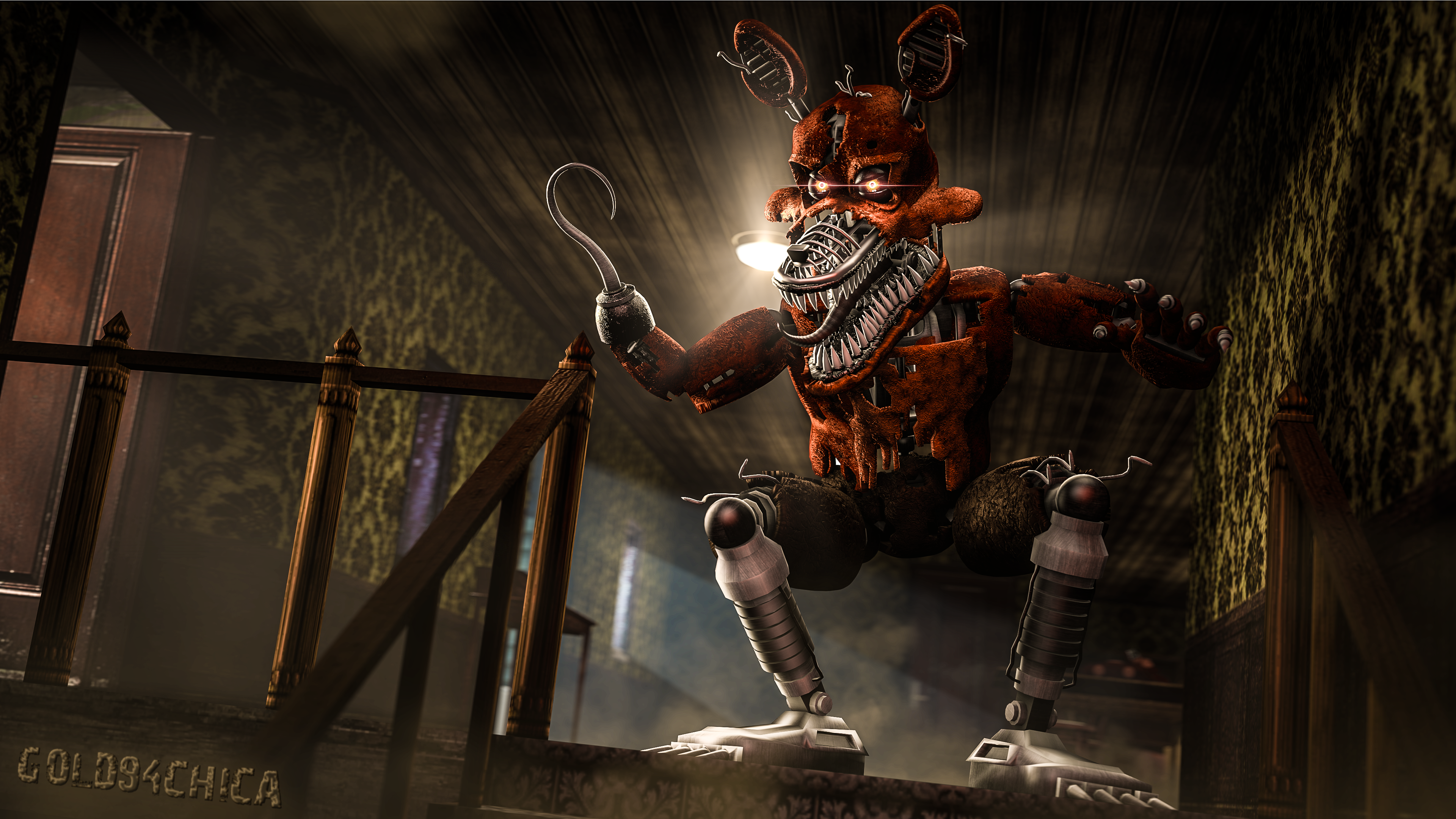 Five nights at Freddy's 4 wallpaper by xSass-Queen-Alleyx on