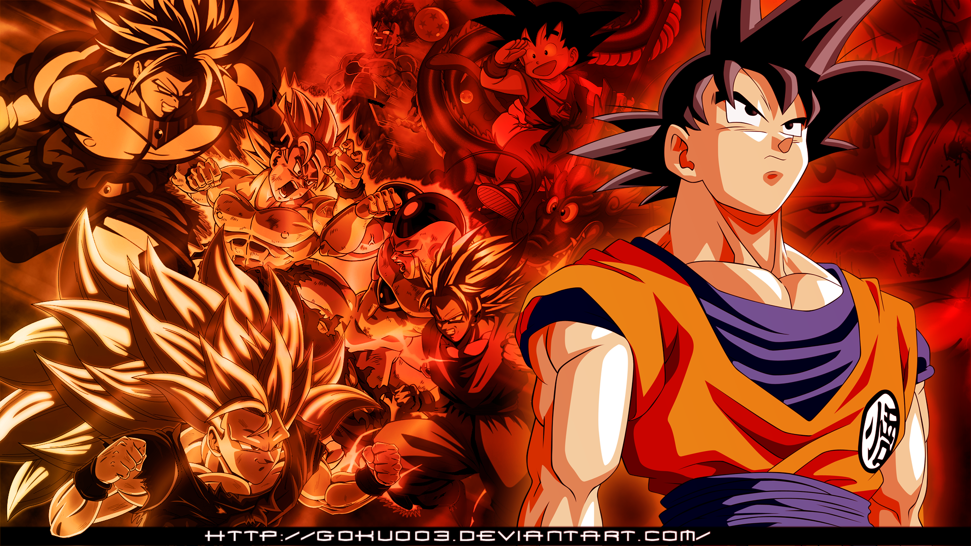 Goku All Forms by goku003