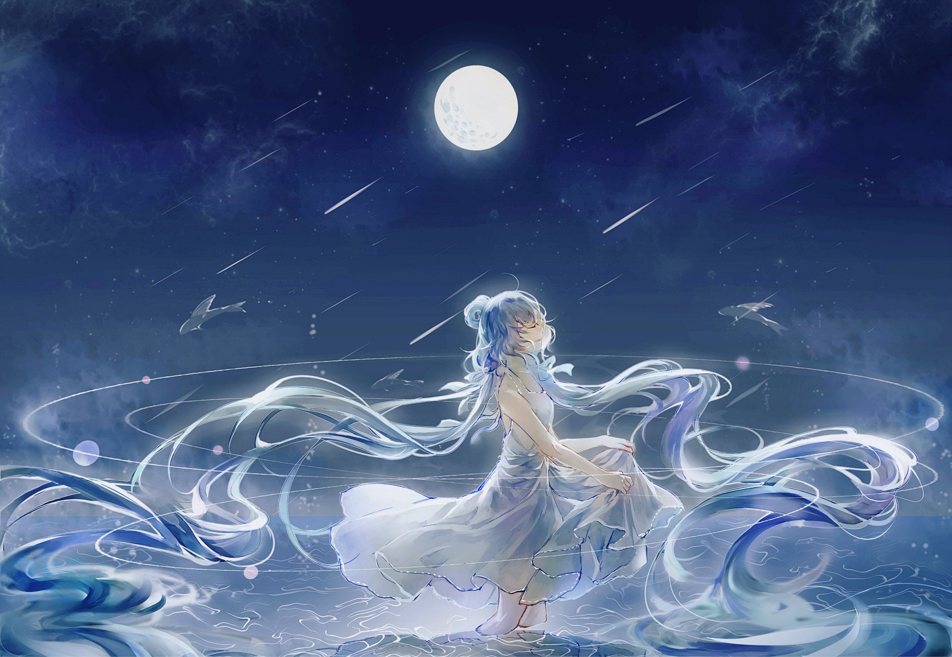 Download Luo Tianyi Anime Vocaloid HD Wallpaper by Wine