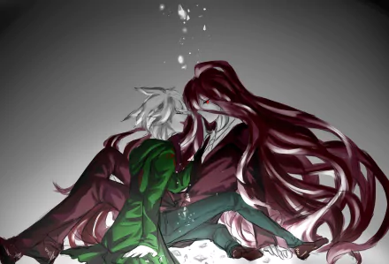 Nagito Komaeda Izuru Kamukura video game Danganronpa 2: Goodbye Despair HD Desktop Wallpaper | Background Image