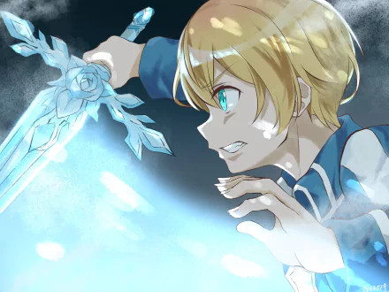 Blue Rose Sword (Sword Art Online) Eugeo (Sword Art Online) Anime Sword Art Online: Alicization HD Desktop Wallpaper | Background Image