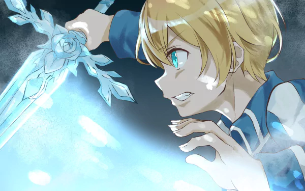 Blue Rose Sword (Sword Art Online) Eugeo (Sword Art Online) Anime Sword Art Online: Alicization HD Desktop Wallpaper | Background Image