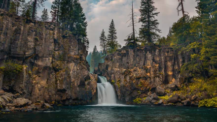  Upper McCloud Falls in California