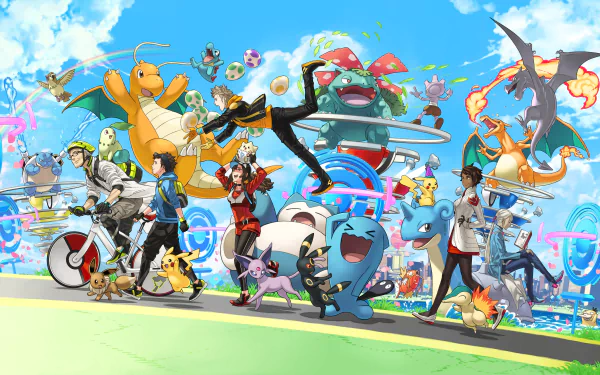  Pokémon GO Anniversary Artwork