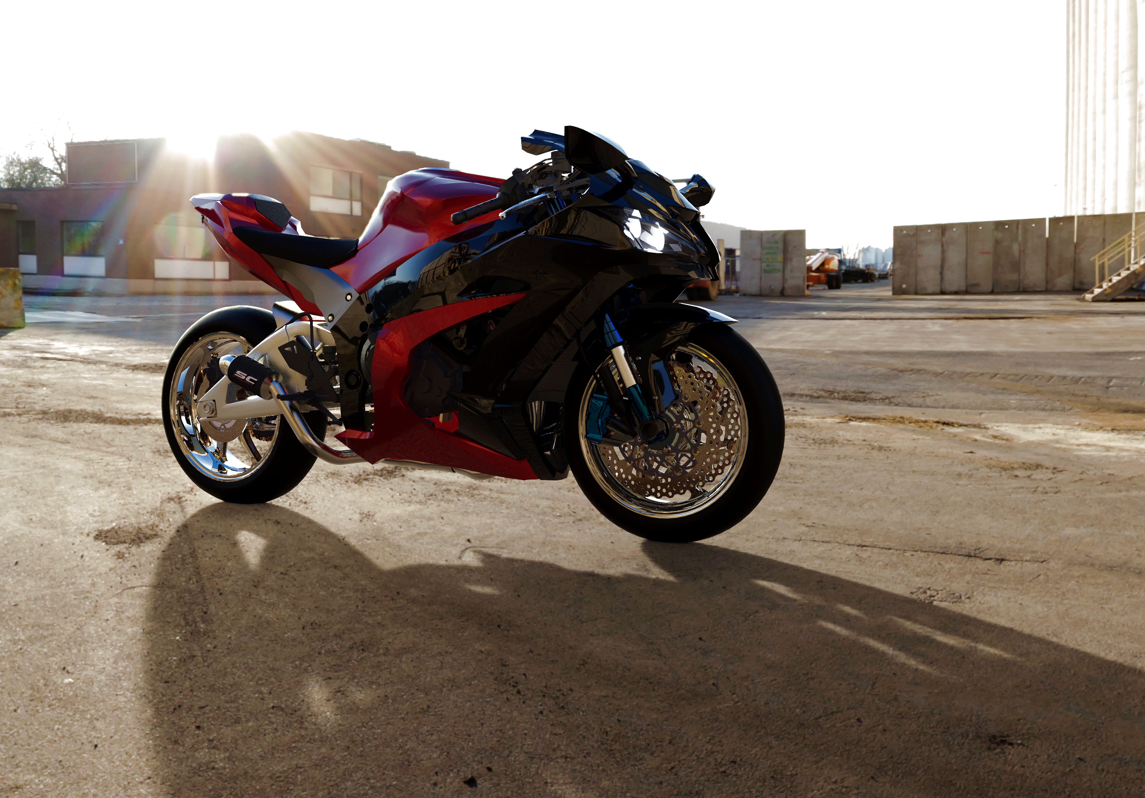 Motorcycle 4k Ultra HD Wallpaper by Slyph3r