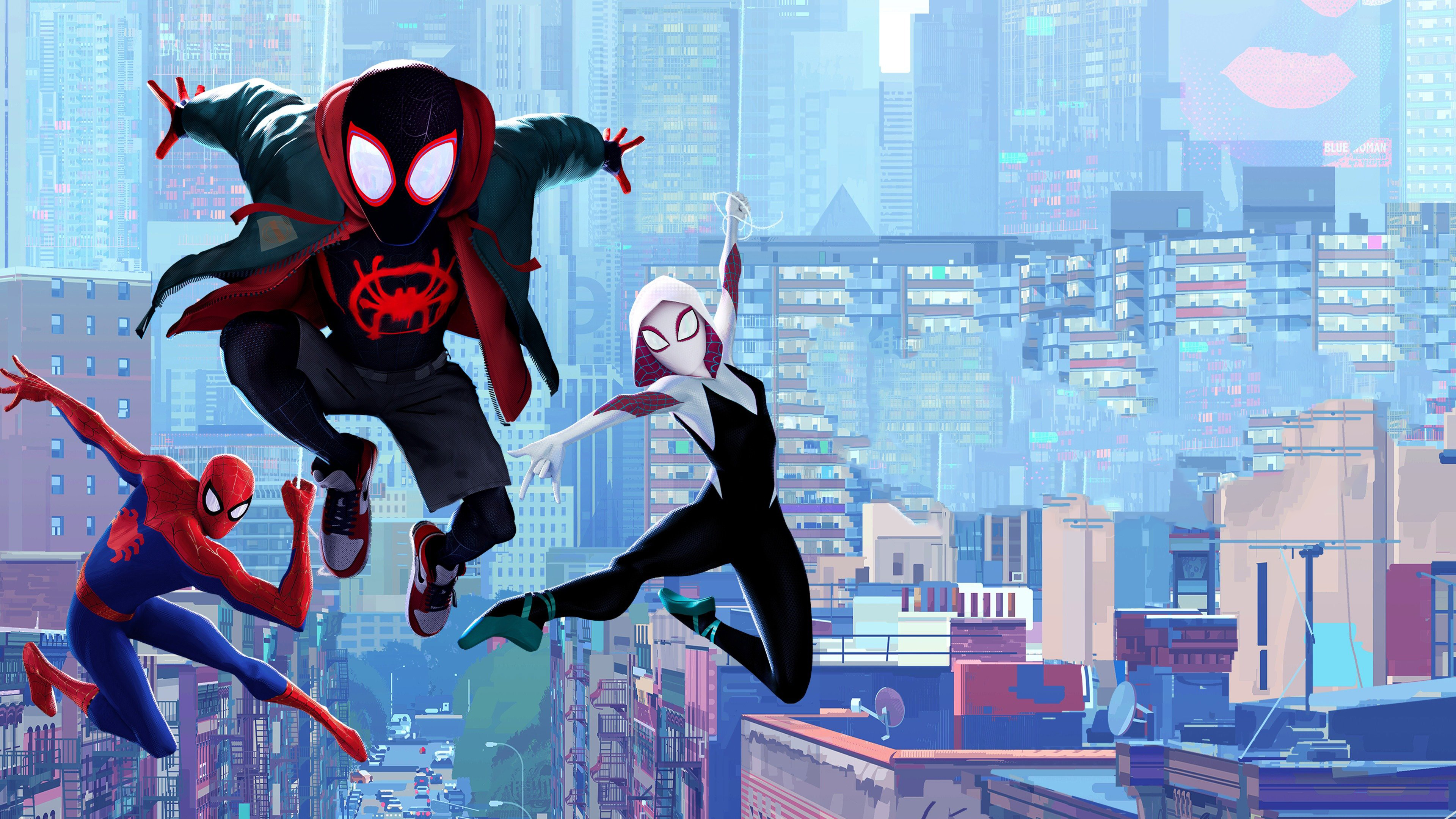 wallpaper spider man into the spider verse