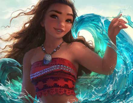 Moana Waialiki Moana movie HD Desktop Wallpaper | Background Image